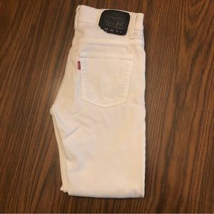 Levi’s white 510 skinny jeans, boys 14